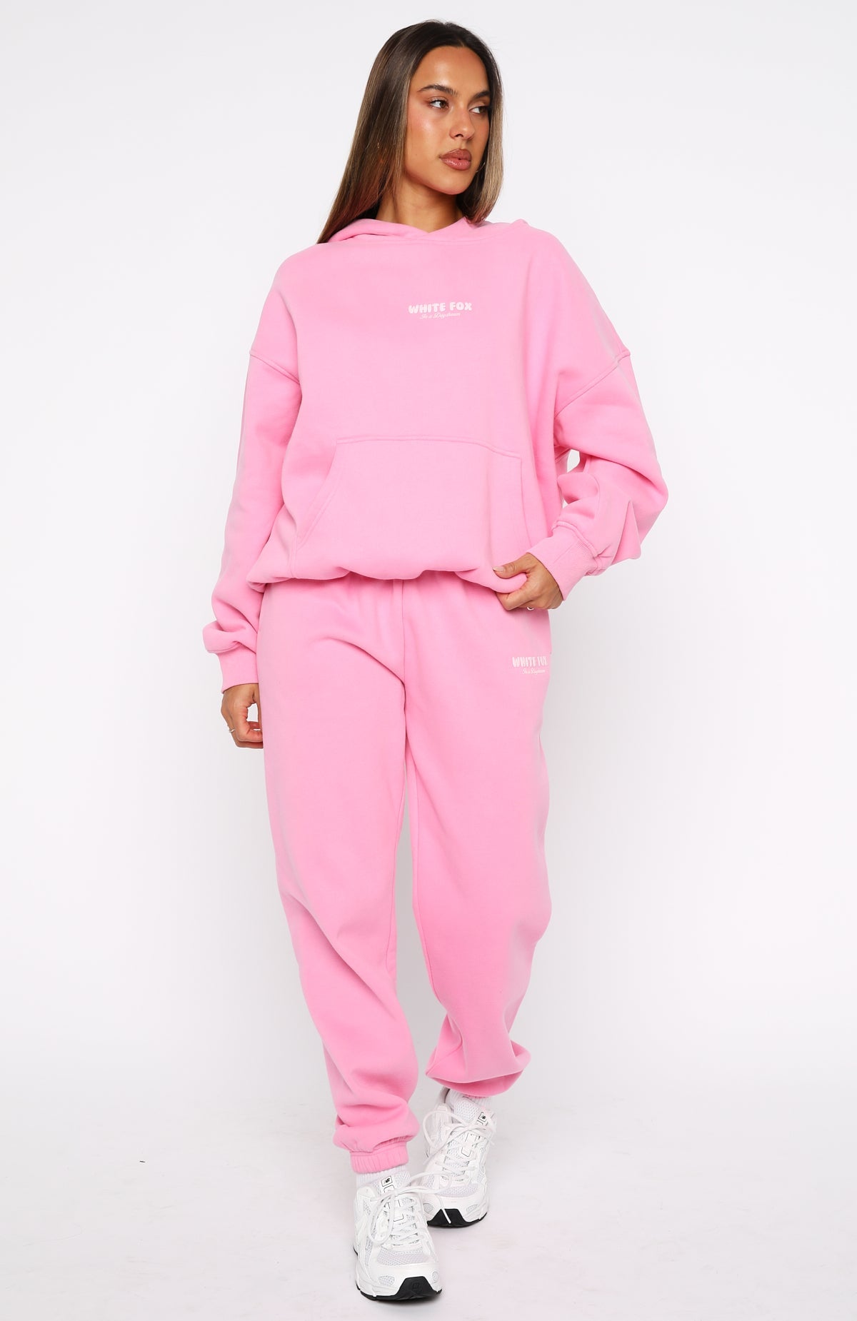 Daydreamers Nadia Oversized Hoodie Bubblegum