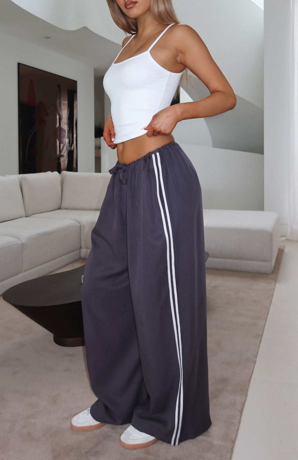 Distant Memories Pants Charcoal