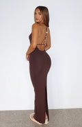 Don't Need Permission Maxi Dress Chocolate