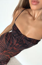 Dream Of Me Maxi Dress Amber Zebra