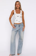 Dream State Rib Tank White