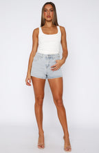Emerson Denim Shorts Glacier Blue