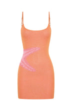 Endless Summer Vibes Knit Mini Dress Orange/Pink