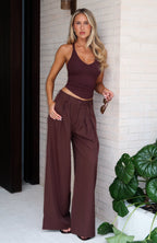 Figuring Out Feelings Pants Chocolate