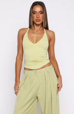 Figuring Out Feelings Tank Chartreuse