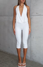 Flawlessly Lost Jumpsuit Cream
