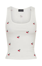 Freshly Picked Ribbed Tank White