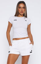 From The Archives Charli Lounge Shorts Grey Marle