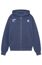 From The Archives Charli Zip Front Hoodie Navy