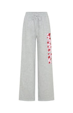 From The Archives Jaxx Wide Leg Sweatpant Dark Grey Marle