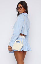 Getting Out Of Hand Mini Skort Blue