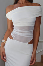 Girls Night Maxi Dress White