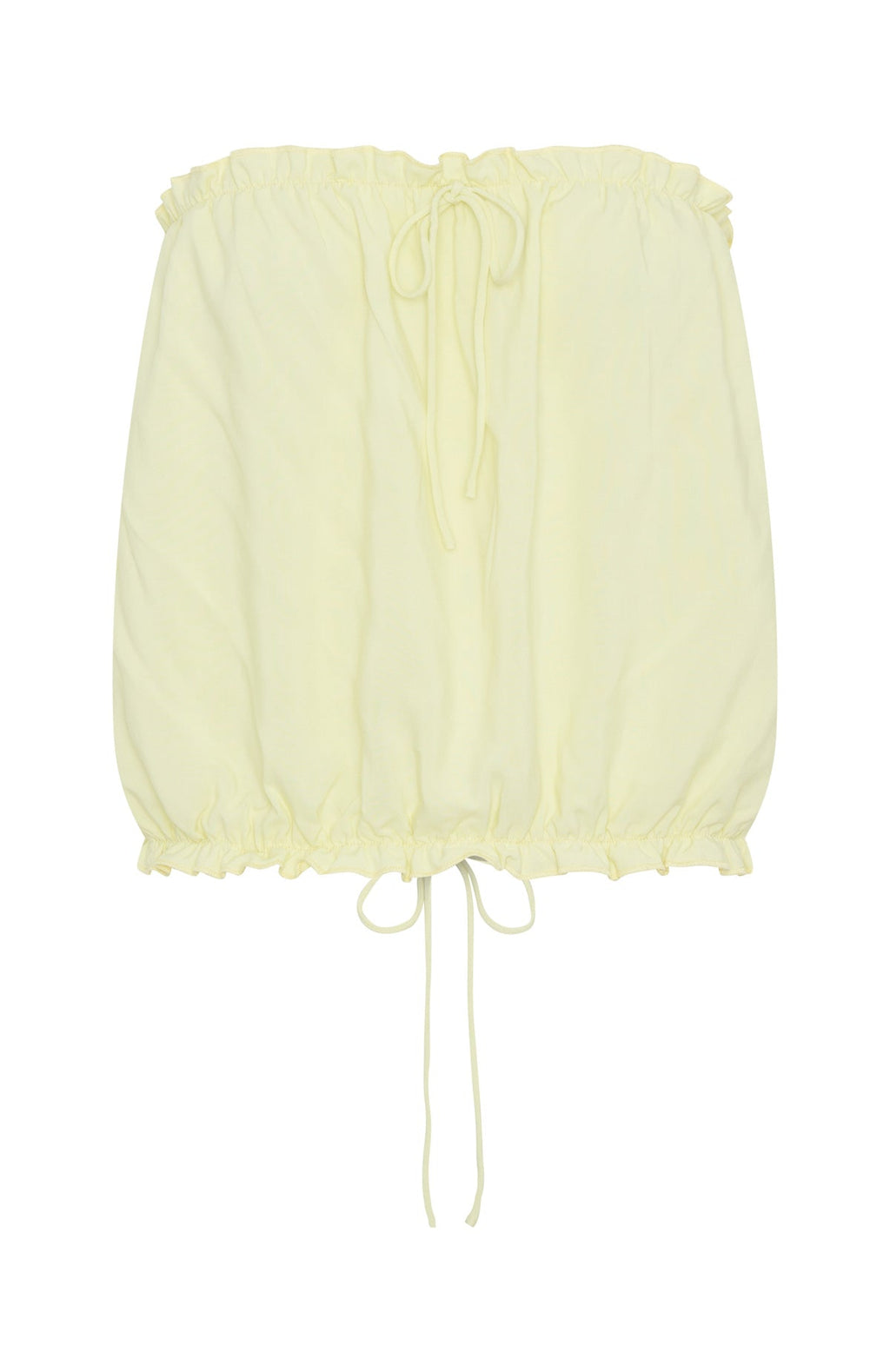 Golden Child Strapless Top Lemon