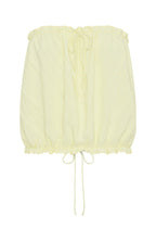 Golden Child Strapless Top Lemon