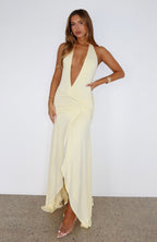 Grande Dame Maxi Dress Lemon