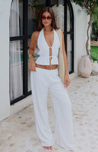 Further Away Pants White