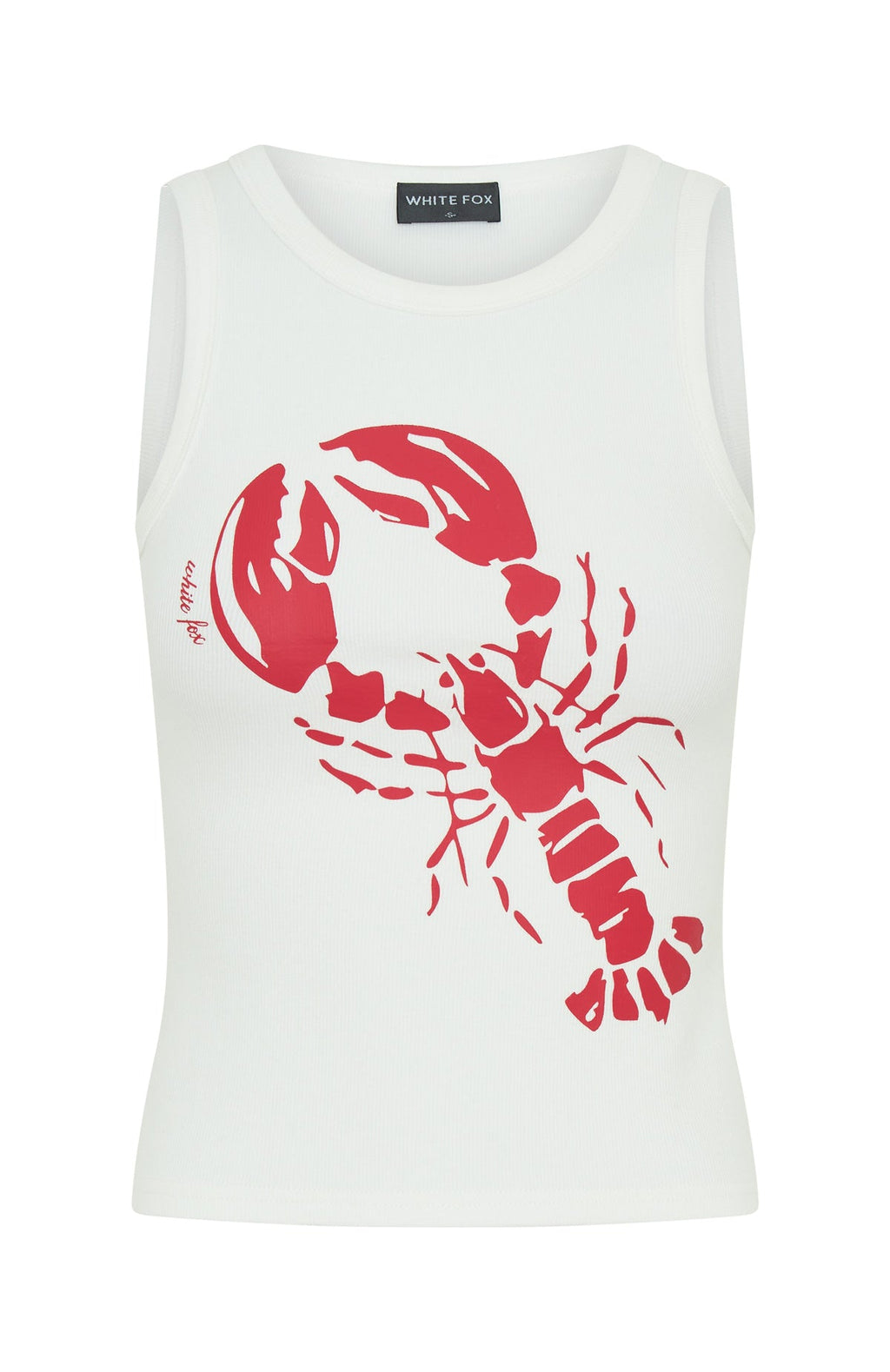 Happiest By The Ocean Tank Top White