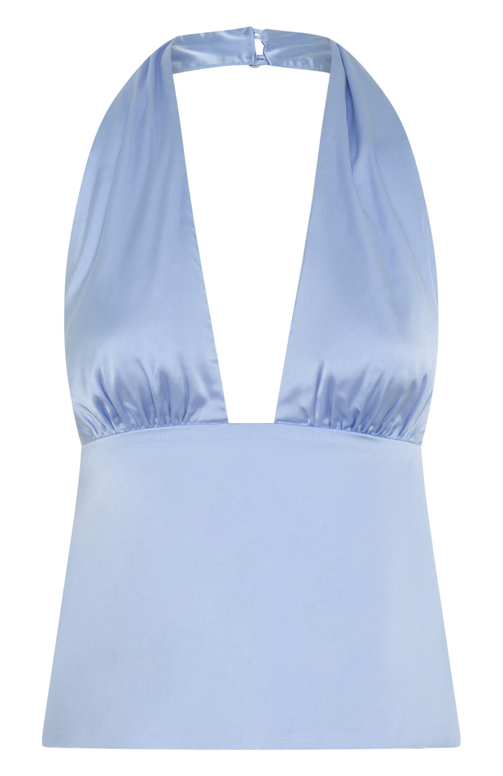 Here For Me Halter Top Blue