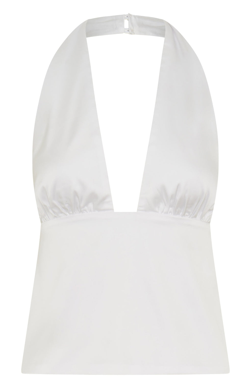 Here For Me Halter Top White