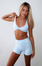High Definition Sports Bra Baby Blue