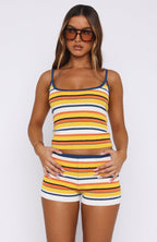 I Need To See You Knit Shorts Nautical Stripe