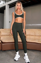 Go Getter High Waisted Leggings Forest