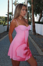 In The Back Of My Mind Mini Dress Blush Bloom