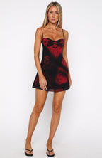 In The Back Of My Mind Mini Dress Rosa