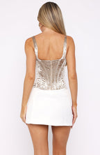 Irresistible Pull Bustier Champagne