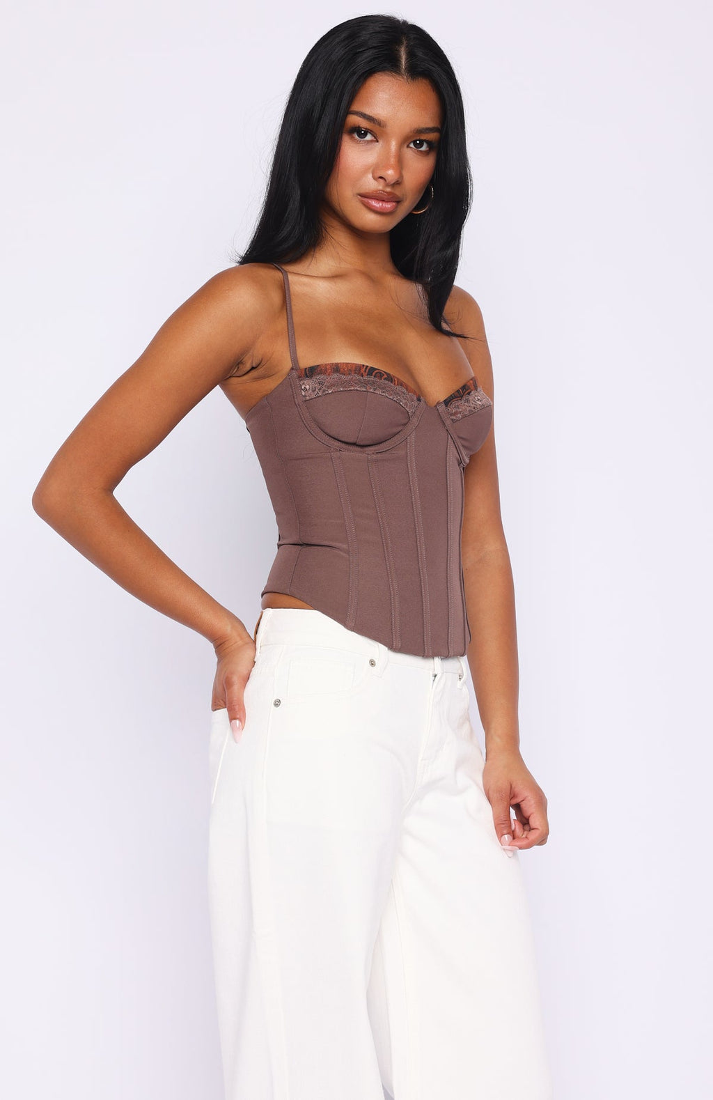 It's A Lifestyle Bustier Chocolate