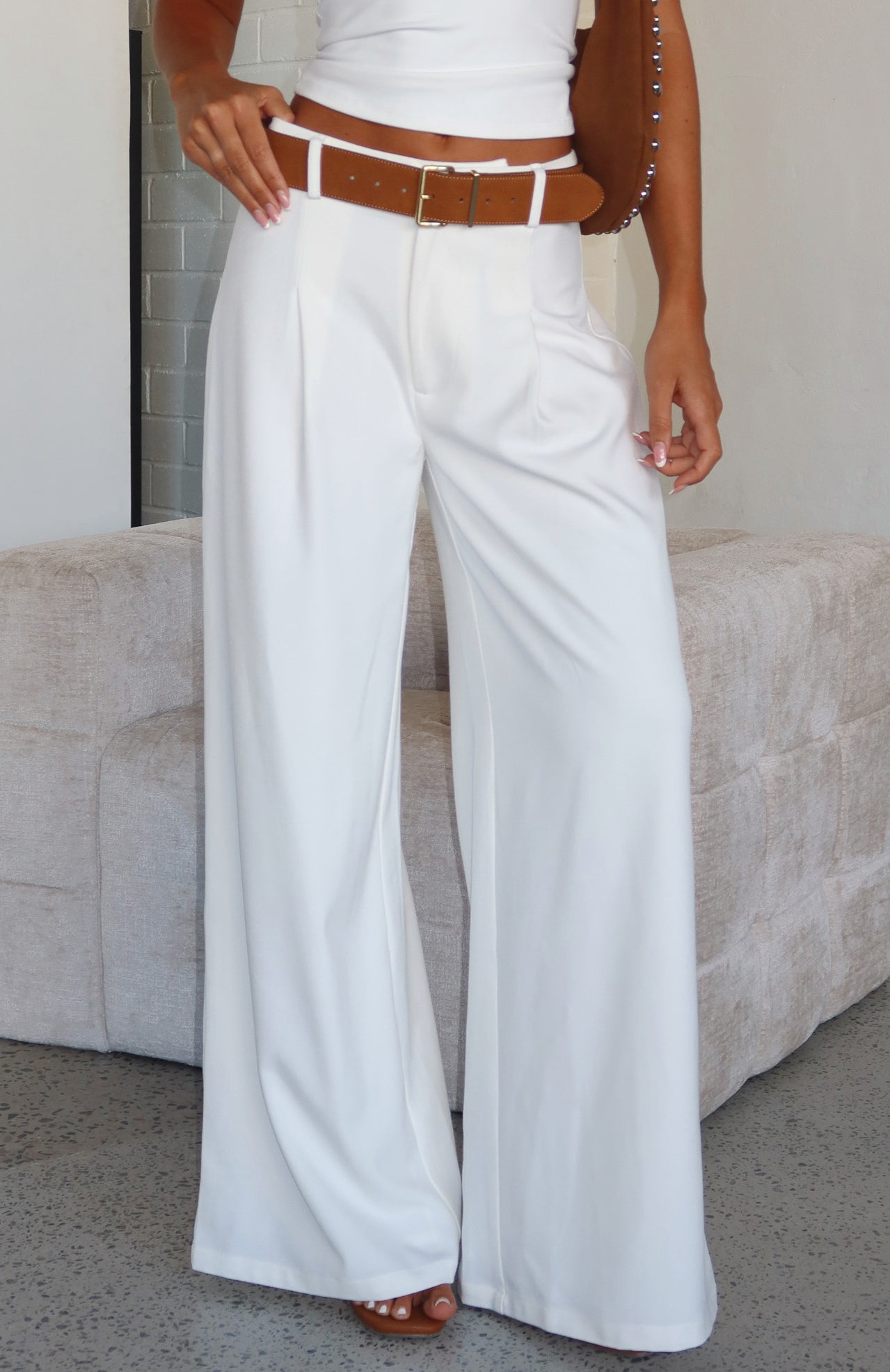 It's Now Or Never Pants White