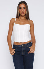 Jealousy Bustier White