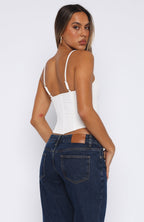 Jealousy Bustier White