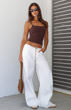 Never Really Over Pants White