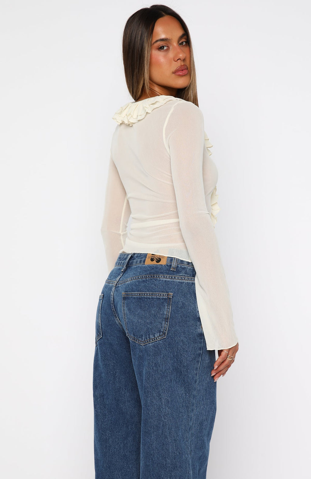 Just Me Long Sleeve Top Butter