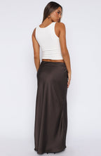 Keep Coming Back Maxi Skirt Charcoal