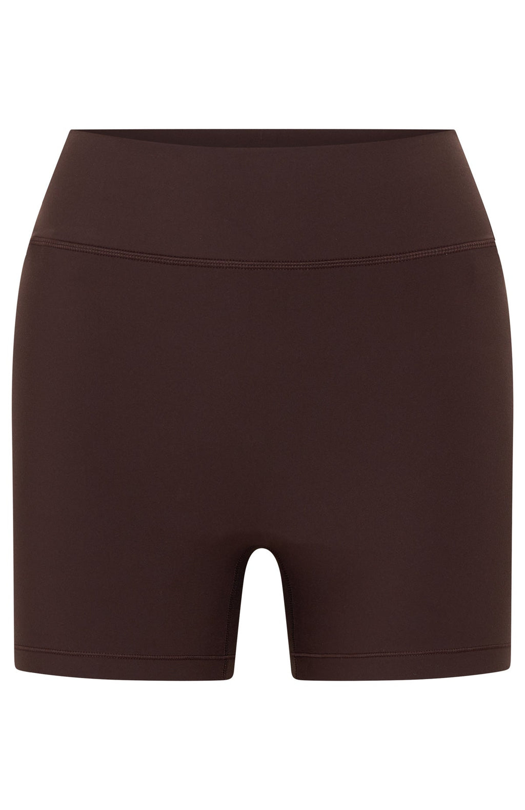 Keep Up High Waisted Shorts 4 Dark Chocolate