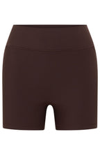 Keep Up High Waisted Shorts 4 Dark Chocolate