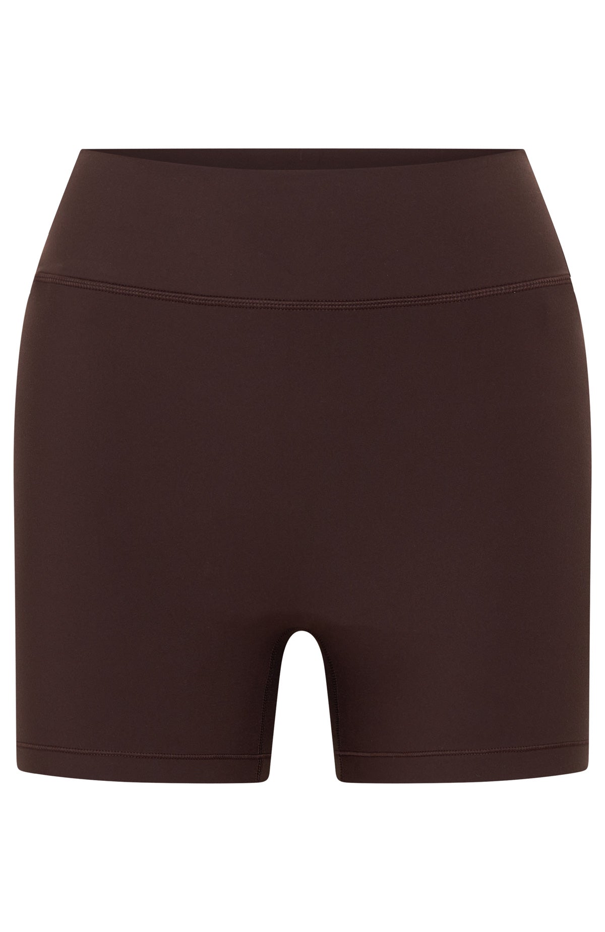 Keep Up High Waisted Shorts 4 Dark Chocolate