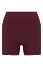 Keep Up High Waisted Shorts 4 Merlot