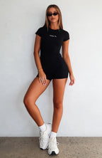 Keep Your Shine Playsuit Black
