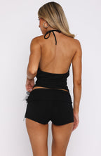 Let's Ride Mini Shorts Black