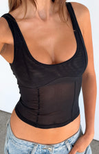 Let's Ride Top Black