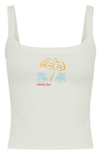 Life's A Beach Tank Top White