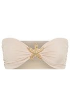 Lil Mermaid Strapless Top Latte