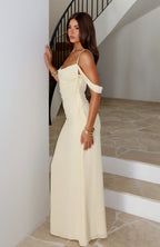 Love Blossoms Maxi Dress Lemon