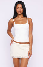 Love For A Lifetime Mini Skirt Cream