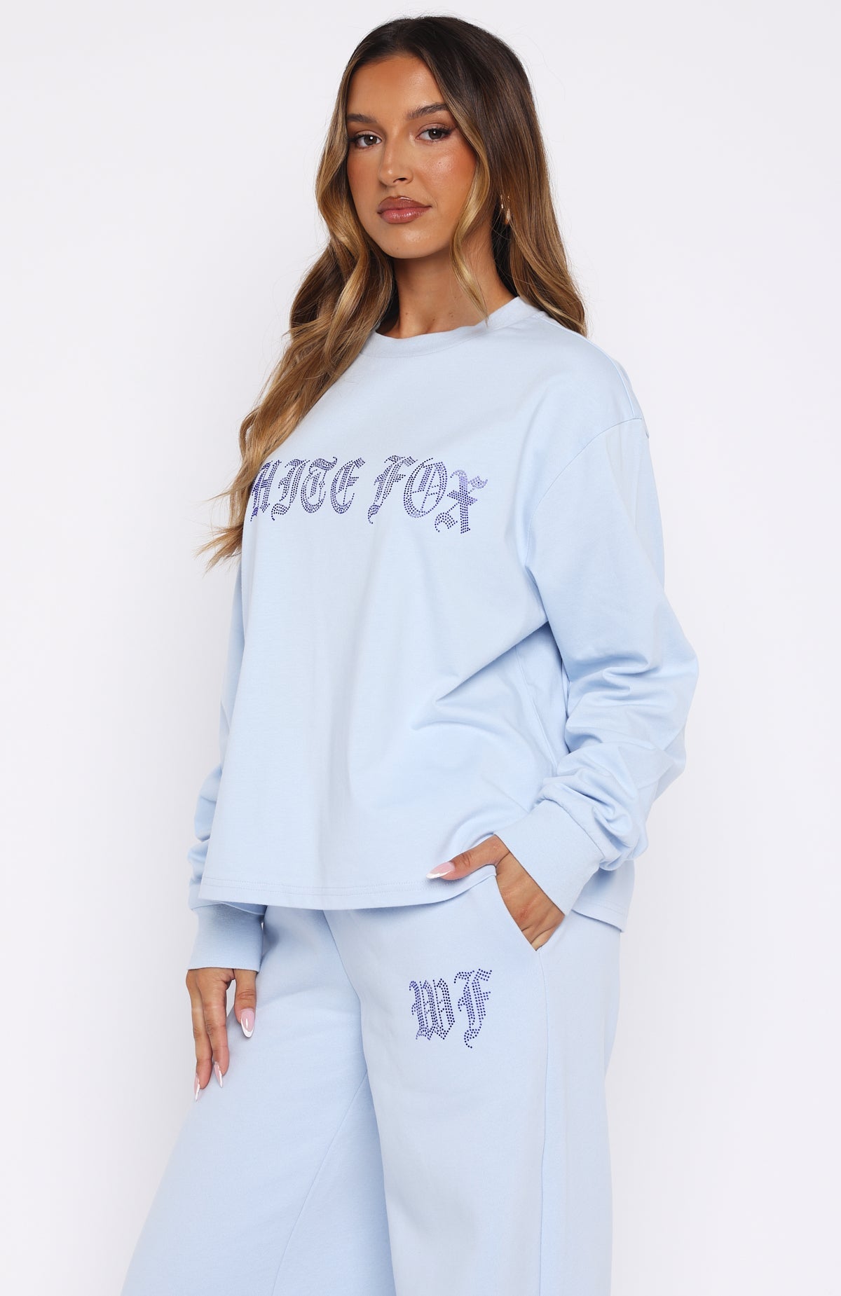 Lucky Ones Long Sleeve Tee Baby Blue