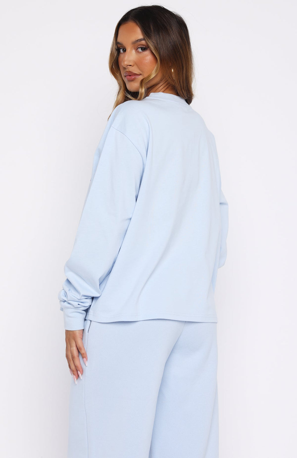 Lucky Ones Long Sleeve Tee Baby Blue