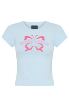 Lucky Thirteen Audrina Baby Tee Blue